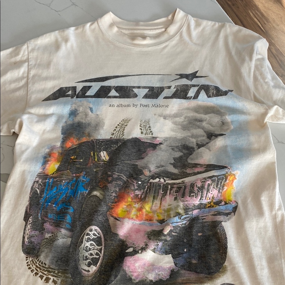 Austin Graphic Tee - White